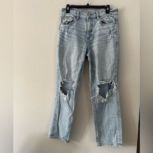 American Eagle Outfitters Blue Straight Leg Jeans